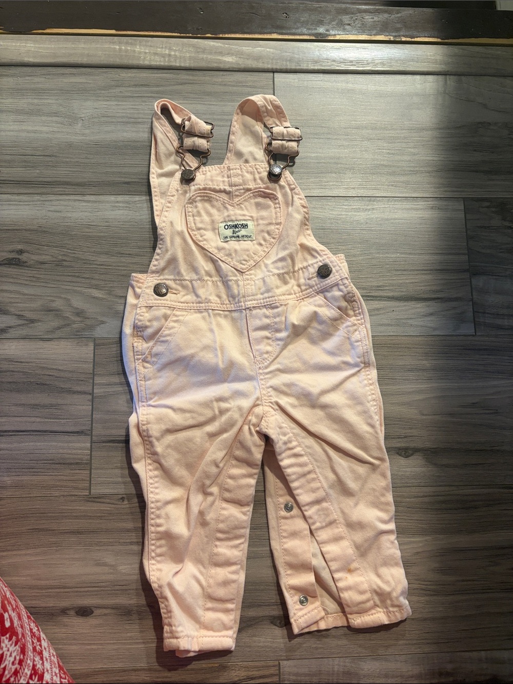 OshKosh B'gosh Light Pink Toddler Overalls